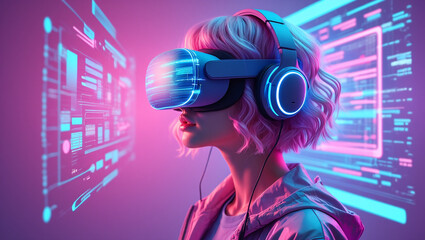 Immersive Virtual Reality Experience Exploring the Metaverse