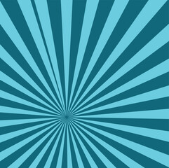 Obraz premium Abstract starburst background with blue rays.