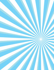 Candy color sunburst background. Abstract pink cream sunbeams design wallpaper. Sweet rotating cartoon swirl or whirlpool. Colorful spinning lines for template, banner, poster, flyer