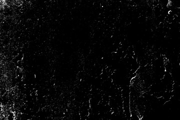Old Rough Dirty Black Scratch Dust Grunge Black Distressed Noise Grain Overlay Texture Background. Dusty scratched grunge texture. Messy design effect for photo edit.