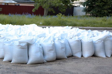 white plastic bags