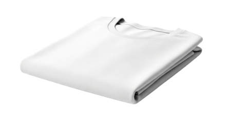 Folded White T-Shirt: Minimalist Apparel Mockup