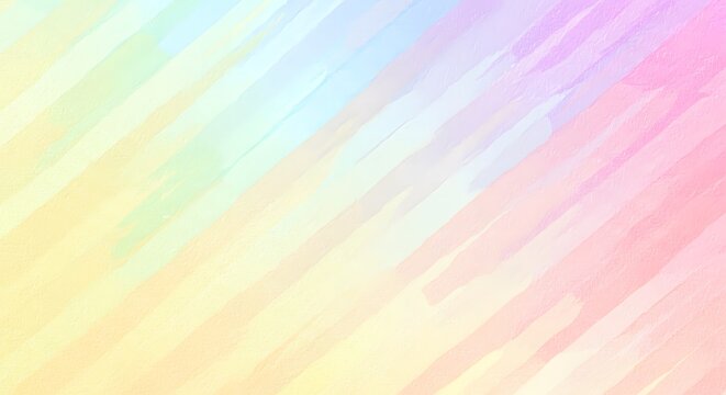 Bright colorful pstel brush strokes lines create an abstract, blurred motion pattern illustration