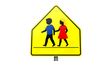 School Crossing Sign: Children's Safety First