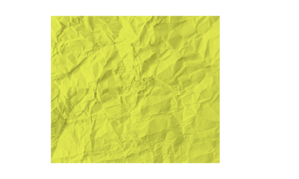 pastel yellow crumpled paper effect