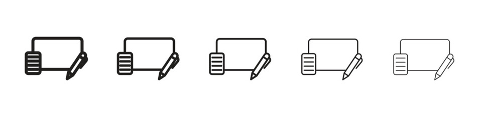 Blended learning icons. simple and modern vector icon designs