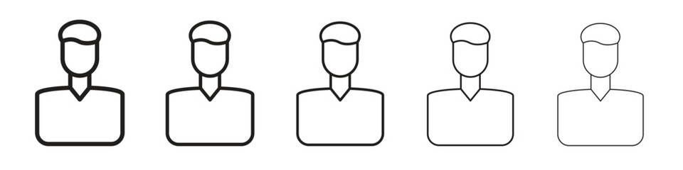 Cashier icons. simple and modern vector icon designs