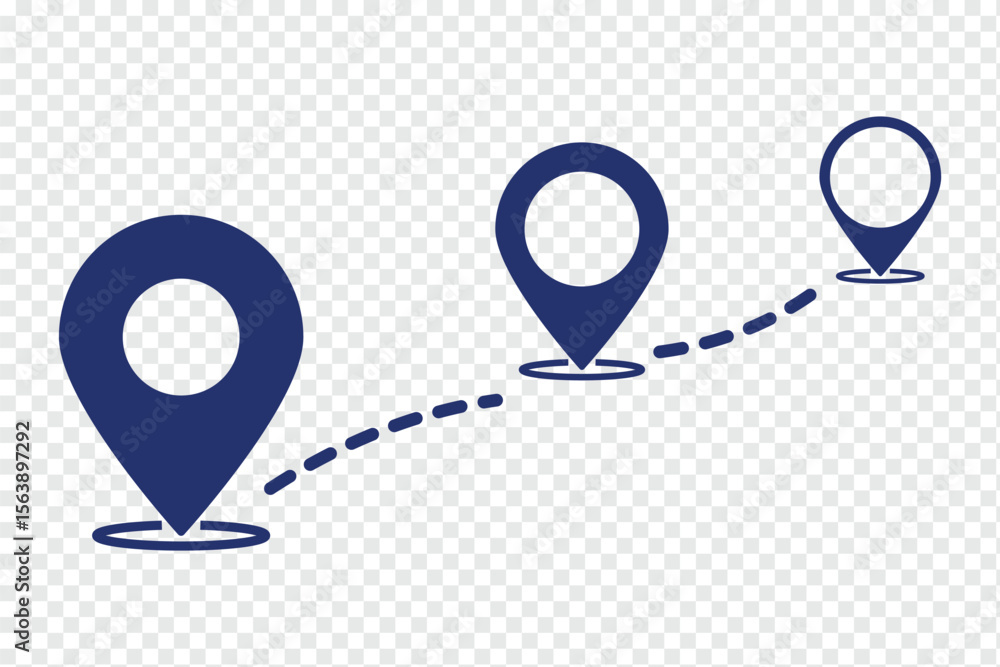 Poster location icon. map pin icon set. location marker. location pin. map pin icon vector illustration. si