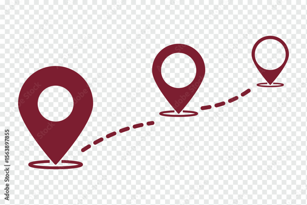 Poster location icon. map pin icon set. location marker. location pin. map pin icon vector illustration. si