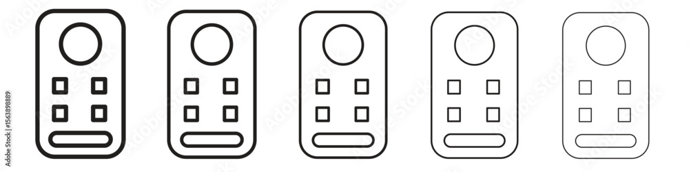 Poster intercom icons. simple and modern vector icon designs