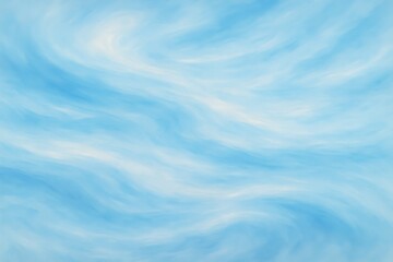 Fototapeta premium Softly swirling blue and white wispy cloud abstract background