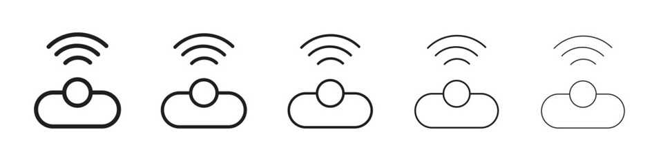 Motion sensor icons. simple and modern vector icon designs