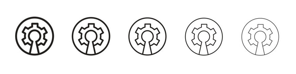 Open source icons. simple and modern vector icon designs