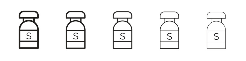 Solvent icons. simple and modern vector icon designs