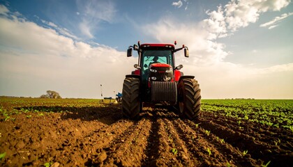 Fototapeta premium Farming is an art enhanced by modern tools. 