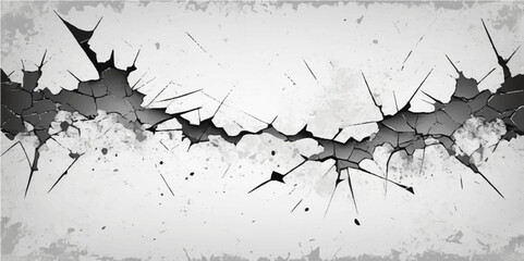 Abstract grunge black ink splat and splashes create a dirty texture and paint design for a unique pattern illustration