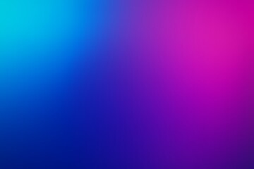 Fototapeta premium Vibrant gradient of electric blue fading into hot pink and purple