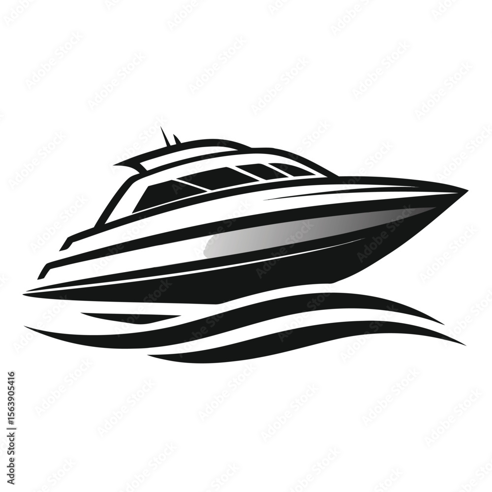 Poster black and white vector illustration of an isolated object on a white background isolated on white ba