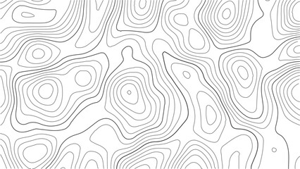 Abstract topographic contours map background, Topographic map patterns, topography line map. Vintage outdoors style. World map Template. Stock vector, 