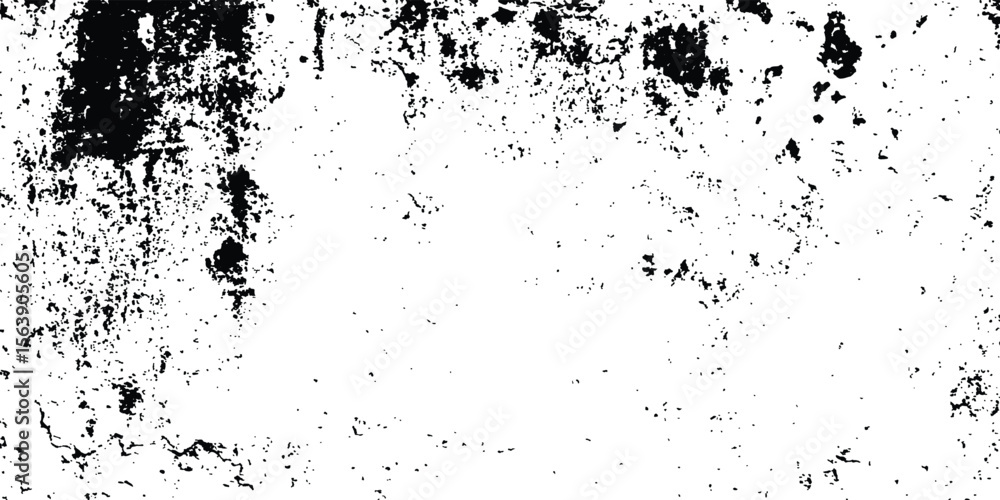 Poster rustic grunge texture with grain and stains abstract noise background. close-up of distressed ink pa