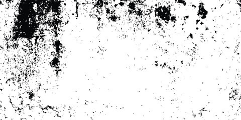 Rustic grunge texture with grain and stains Abstract noise background. Close-up of distressed ink paint texture. Rough black and white distressed vector texture. High-resolution, Abstract background. 