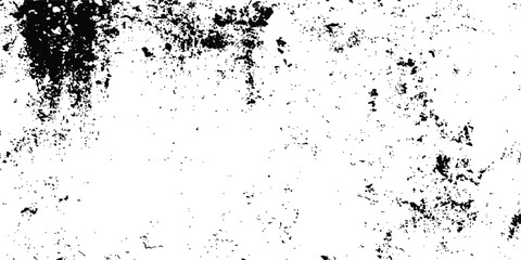 Rustic grunge texture with grain and stains Abstract noise background. Close-up of distressed ink paint texture. Rough black and white distressed vector texture. High-resolution, Abstract background. 