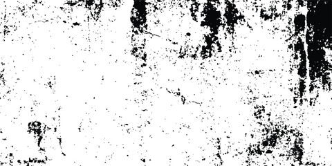Rustic grunge texture with grain and stains Abstract noise background. Close-up of distressed ink paint texture. Rough black and white distressed vector texture. High-resolution, Abstract background. 