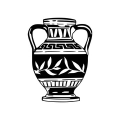 classical amphora icon: timeless pottery design