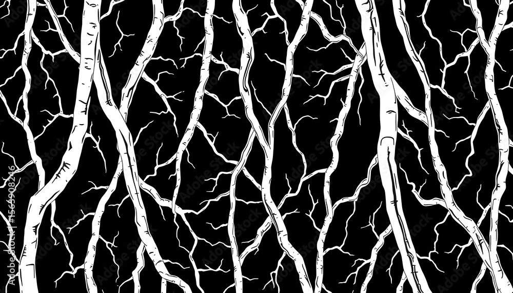Poster dynamic lightning patterns on a abstract artwork graphic design