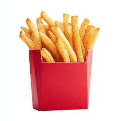 French fries in red box