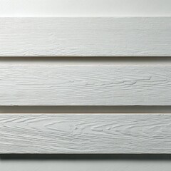 White painted wood panels