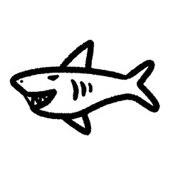shark png design cartoon handwrite clipart doodle element cute and kwaii for kids kindergarten