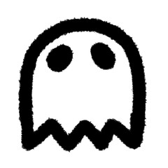 ghost png design cartoon handwrite clipart doodle element cute and kwaii for kids kindergarten