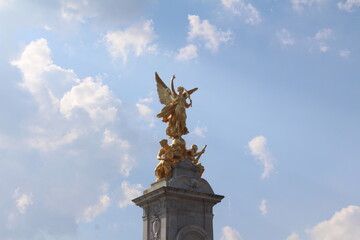 Queen Victoria Memorial statue in London, United Kingdom