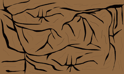 An illustration showing dry, cracked earth, symbolizing extreme drought and lifeless, barren land affected by severe heat and water scarcity.