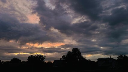 cloudy sunset