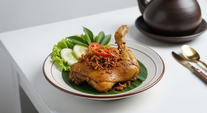 Ayam Goreng Lengkuas: Indonesian Fried Chicken with Galangal and Crispy Shallots