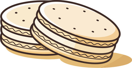 Biscuit vector design, Biscuit Logo and icon design