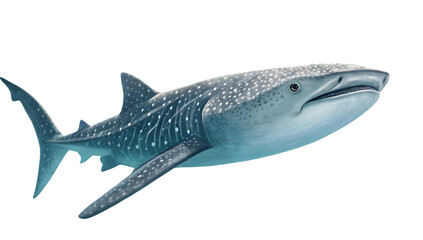 Naklejka premium Great white shark isolated on transparent background 