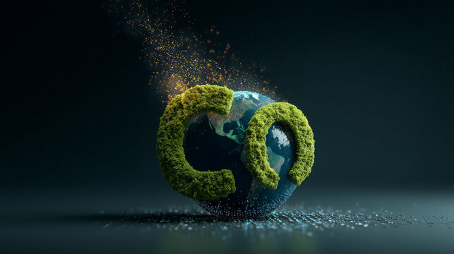 carbon emission reduction target low carbon economy concept green business responsibility sustainable environment development for net zero co2 carbon footprint emission report graph
