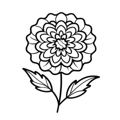 vector illustration of a flower