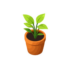 Simple yet Detailed Plant In a Pot