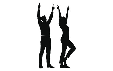 &ldquo;Dynamic Silhouette Celebration Dance Joy Movement Modern Style Energy&rdquo;