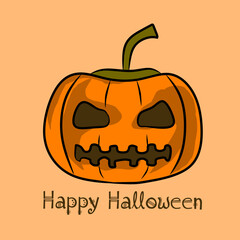 halloween pumpkin vector illustration