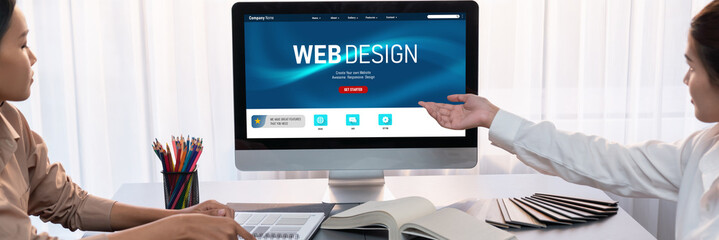 Website design software provide brisk template for online retail business and e-commerce