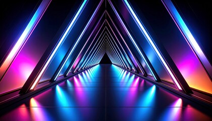 Futuristic dark user interface backdrop with minimal curves, micro glow