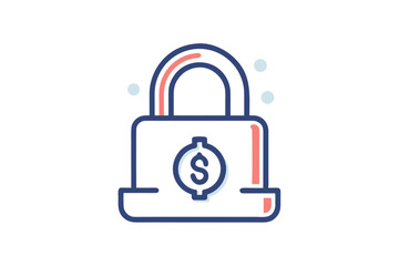 minimal mono line clean style vector icon