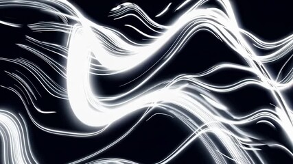 Dynamic light patterns create mesmerizing visual effects in dark surroundings during an artistic display