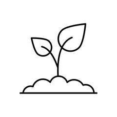Seedling Vector icon