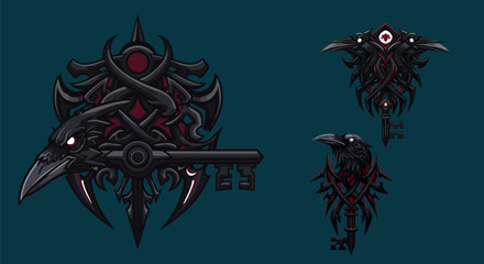 Obraz premium Abstract Dark Enigmatic Entity